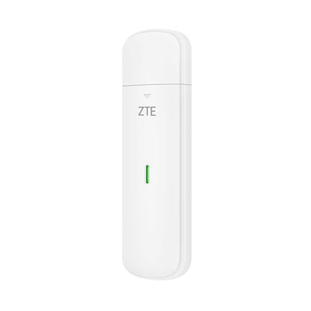 ZTE MF833, CAT4/4G USB-Dongle, entsperrt, kostengünstige Reise, 150 Mbit/s, Multi-Band-Konfiguration, mit 2 Jahren Garantie und kostenloser Smart-SIM-Karte, Weiß