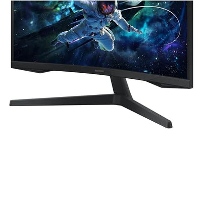 Moniteur de jeu incurvé Samsung Odyssey G55C, 32 pouces, écran avec dalle VA, 2 560 x 1 440 pixels, rayon 1 000R, HDR10, AMD FreeSync, taux de rafraîchissement 165 Hz, temps de réponse 1 ms (MPRT)