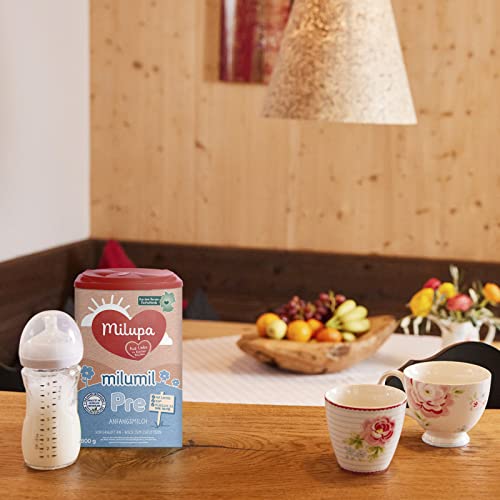 Milupa Milumil Pre – Anfangsmilch von Geburt an – Baby-Milchpulver – Mit wichtigen Nährstoffen und ohne Palmöl – 1 x 800 g