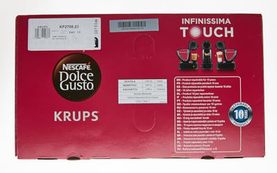 NESCAFÉ DOLCE GUSTO INFINISSIMA TOUCH by KRUPS schwarz automatische Kaffeekapselmaschine