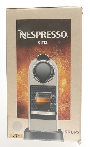 Krups Nespresso XN741B Kaffeemaschine | Freistehende Espressomaschine | Automatische Abschaltung | 1 Liter Wassertank | 1260 Watt | Silber