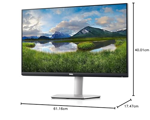 Moniteur Dell S2721QSA 27 pouces 4K UHD (3840x2160), 60 Hz, IPS, 4 ms, AMD Radeon FreeSync, 99 % sRGB, haut-parleurs intégrés, DisplayPort, 2x HDMI, garantie 3 ans, argent