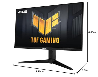 ASUS TUF Gaming VG28UQL1A - 28 Zoll UHD 4K Monitor - 144 Hz, 1ms GtG, FreeSync Premium & G-Sync kompatibel, DisplayHDR 400 - Fast IPS Panel, 16:9, 3840x2160, DisplayPort, HDMI 2.1, USB, ergonomisch