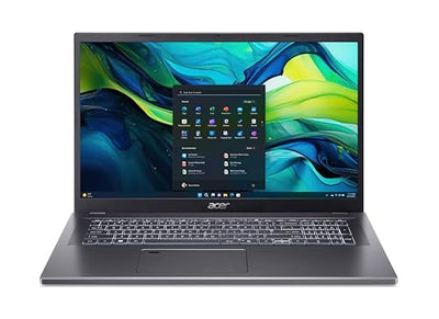 Acer Aspire 17 (A17-51M-74F2) Laptop | 17,3" FHD IPS Display | Intel Core 7 150U | 32 GB RAM | 1 TB SSD | Intel Grafik | Windows 11 | QWERTZ Tastatur | grau