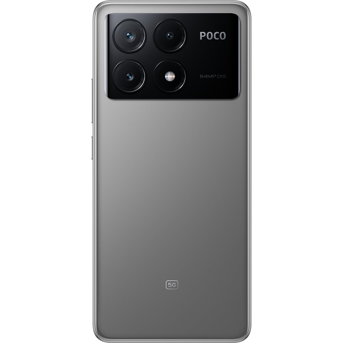 Poco X6 Pro 5G Smartphone, 12+512GB Handy ohne Vertrag, 120Hz 6,67" 1,5k AMOLED Display, 64MP OIS Dreifach-Kamera, 5000mAh, 67W Turbo-Charge, Dual-SIM, Grau