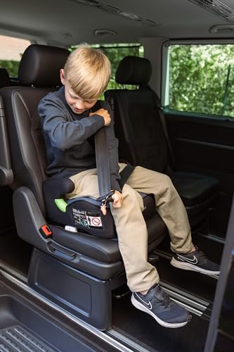 Osann Junior Isofix, Sitzerhöhung Auto Kinder, Kindersitzerhöhung mit Isofix, 126-150 cm (ca. 15-36 kg), Sitzschale i-Size - Elephant Grey