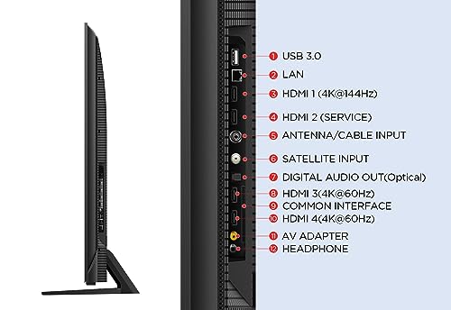 TCL 55QM8B Fernseher MiniLED 55 Zoll, QLED, 144Hz, 4K HDR Premium 1300nits, Google TV, Dolby Atmos, Onkyo, Game Master Pro 2.0