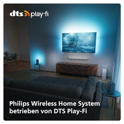 Philips Ambilight 55OLED809 4K OLED Smart TV - 55-Zoll Display mit P5 AI Perfect Picture, Ultra HD Google TV, Dolby Vision und Dolby Atmos Sound - Funktioniert mit Alexa und Google Sprachassistent