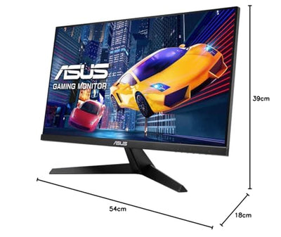 ASUS VY249HGE Gaming Monitor - 24 Zoll Full HD - 144 Hz, 1ms MPRT, FreeSync Premium, GameFast Input - IPS Panel, Vesa 100x100, 16:9, 1920x1080, HDMI