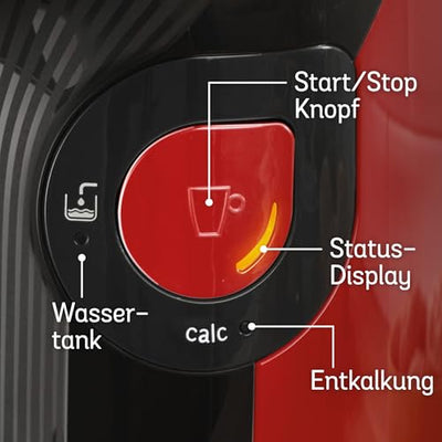 Bosch Tassimo Style friendly Kapselmaschine TAS113E, über 70 Getränke, geeignet für alle Tassen, vollautomatisch, nachhaltig, platzsparend, 1400 W, rot