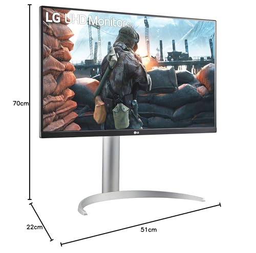 LG Electronics 27UP650P-W 4K UHD 27'' (68cm), 3840 x 2160, 16:9, VESA DisplayHDR™ 400, AMD FreeSync™, IPS with DCI-P3 95%, HDR10, 5ms GtG - Weiß