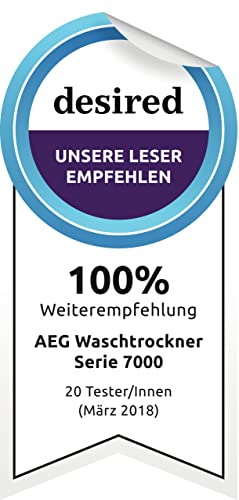 AEG L7WBA60680 Waschtrockner / DualSense - schonende Pflege / 8 kg Waschen / 5 kg Trocknen / D / energiesparend / Mengenautomatik / Nachlegefunktion / ProSteam - Auffrischfunktion / 1600 U/min