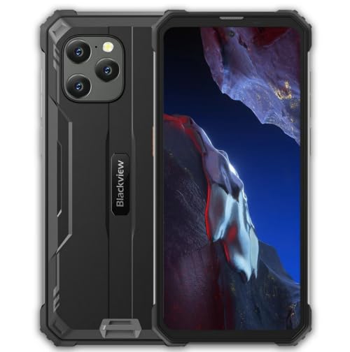 Blackview Outdoor Smartphone BV8900 PRO mit UWB-Suche, 10000mAh Akku, Helio P90 16GB+256GB, 64MP Triple Kamera, 6.5'' 2.4K FHD+, IP68 Android 13 Outdoor Handy Ohne Vertrag, NFC GPS OTG Schwarz