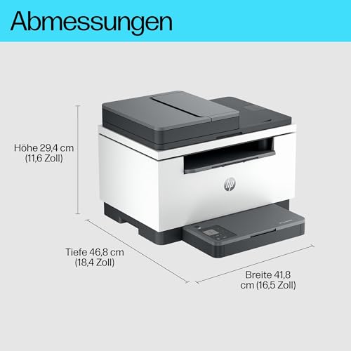 HP LaserJet MFP M235sdw Multifunktions-Laserdrucker Schwarzweiß, Drucken, Kopieren, Scannen, Automat.beidseitiger Druck, Dual-Band Wi-Fi, USB, LAN, HP Smart App, Intelligente Benutzeroberfläche