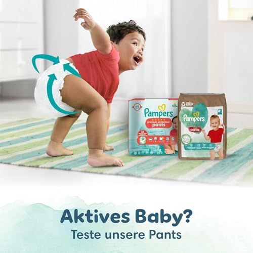 Pampers Baby Windeln Größe 4 (9-14 kg) Harmonie, MONATSBOX, Sanfter Hautschutz Und Pflanzenbasierte Inhaltsstoffe, 174 Stück