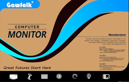 Gawfolk Curved Monitor 27 Zoll 100Hz mit Lautsprecher, 1800R Gebogen PC Bildschirm FHD 1080P, Weiß Computerbildschirm mit Eye Care Technologie HDMI VGA, unterstützt VESA