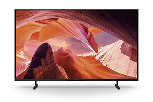 Sony BRAVIA, KD-55X80L, Téléviseur 55 pouces, LED, 4K HDR, Google TV, Smart TV, Fonctionne avec Alexa, BRAVIA CORE, TRILUMINOS PRO, HDMI 2.1, Menu de jeu avec ALLM