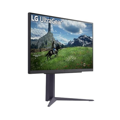 LG Electronics 27GS85QX-B.AEU UltraGear™ QHD Gaming IPS-Monitor 27" (68,4 cm), 2560 x 1440, 16:9, 1ms GtG, 180 Hz, HDR10, 400 cd/m² Helligkeit (typ.), NVIDIA G-Sync Compatible, AMD FreeSync - Schwarz