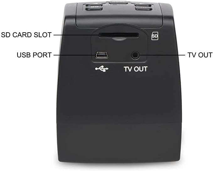 DIGITNOW! Film-Scanner Diascanner Tragbarer hochauflösender 22MP All-In-1-Film- und Diascanner für Super-8-Film, 35-mm-Dias und -Negative, 110 und 126 Film-zu-Digital-Konverter