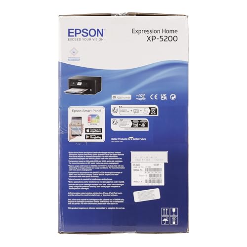 Epson Expression XP-5200 A4 kabelloser Multifunktionstintenstrahldrucker inkl. kostenloser Tinte für 3 Monate* bei ReadyPrint Flex-Abo