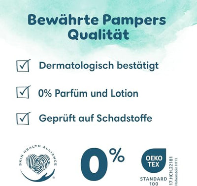 Pampers Baby Windeln Größe 4 (9-14 kg) Harmonie, MONATSBOX, Sanfter Hautschutz Und Pflanzenbasierte Inhaltsstoffe, 174 Stück