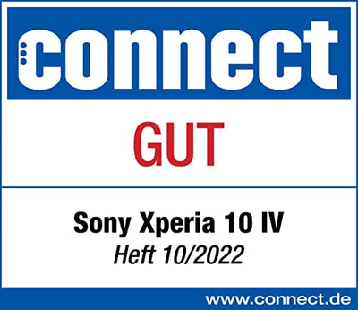 Sony Xperia 10 IV (5G Smartphone, 6 Zoll, OLED-Display , Dreifach-Kamera, 3,5-mm-Audioanschluss, 5.000mAh Akku, Dual SIM hybrid) 24+6 Monate Garantie [Amazon Exklusiv] Schwarz, XQCC54C0B.YD