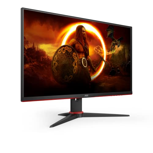 AOC Gaming 27G2ZNE - 27 Zoll Full HD Monitor, 240 Hz, 1 ms MPRT, FreeSync Prem. (1920x1080, HDMI 1.4, DisplayPort 1.2) schwarz/rot