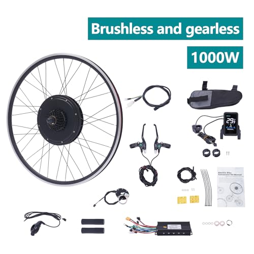 CLEADONG 28/29-Zoll Ebike Umbausatz, E-Bike Hinterrad/Vorderrad Umbausatz Kit, Electric Bicycle Umbausatz mit Controller und Display