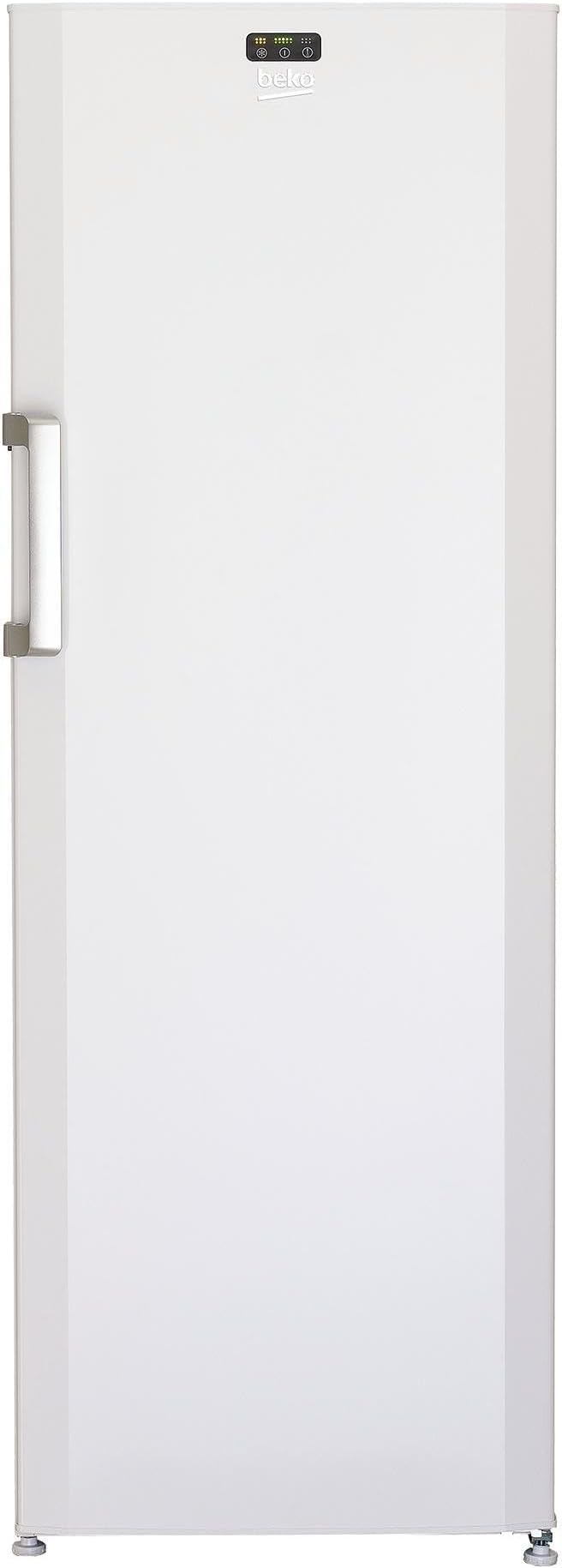 Beko FS127940N b100 freistehender Gefrierschrank, 244 l Gesamtrauminhalt, 5 Gefrierschubladen, 2 Gefrierfächer, Schnellgefrierfunktion, MinFrost, Türalarm, 36 dB, Weiß