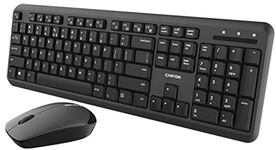 Canyon Kabelloses Kombi-Set mit Samt-Profil, Tastatur und Maus