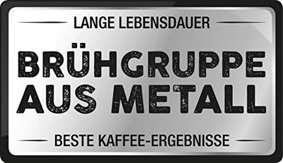 Krups Arabica Picto Kaffeevollautomat, Milchschaumdüse, 2-Tassen-Funktion, Drehregler, Einfache Reinigung, Kaffeemaschine, Schwarz, EA810870