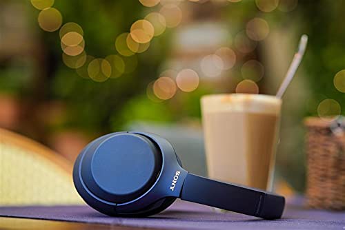 Sony WH-1000XM4 kabellose Bluetooth Noise Cancelling Kopfhörer (30h Akku, Touch Sensor, Schnellladefunktion, optimiert für Amazon Alexa, Headset mit Mikrofon) Midnight Blue