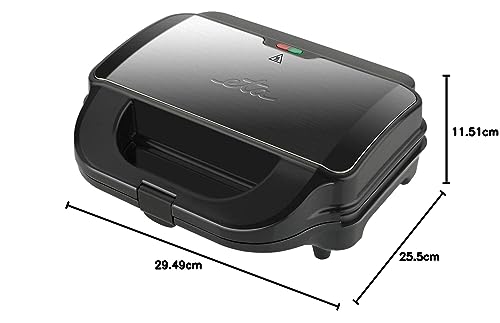 ETA Sandwichmaker 6 in 1 I Sorento Plus I Antihaftbeschichtung für leichte Reinigung ohne Anbrennen I 900 Watt I Waffeleisen, Grill und vieles mehr