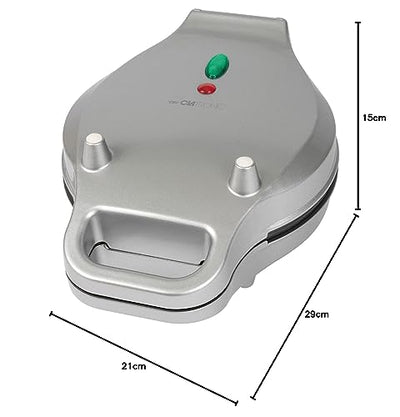 Clatronic® Waffeleisen für trendige Bubble-Waffeln | Bubble Waffeleisen mit 180° Rotationsfunktion für gleichmäßige Backergebnisse | Waffle Maker mit antihaftbeschichteter Backfläche | 700W | WA 3772