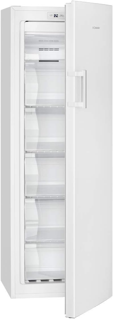 Bomann® Gefrierschrank Nofrost freistehender Tiefkühlschrank 194 Liter Nutzinhalt | No Frost - nie wieder abtauen - Schnellgefrierfunktion u. MultiAirflow-System | Türanschlag wechselbar | GS 7326.1