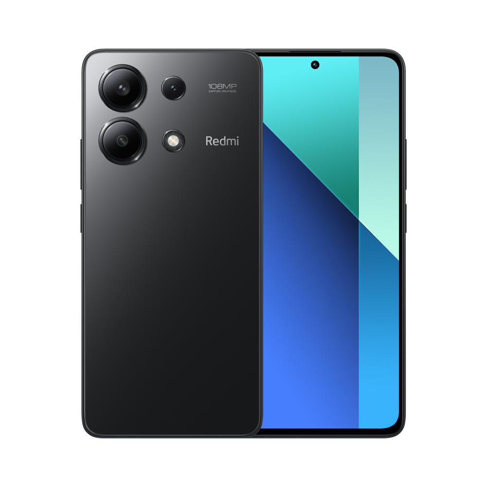 Xiaomi Redmi Note 13 Smartphone, 8+128GB Handy ohne Vertrag, Schwarz