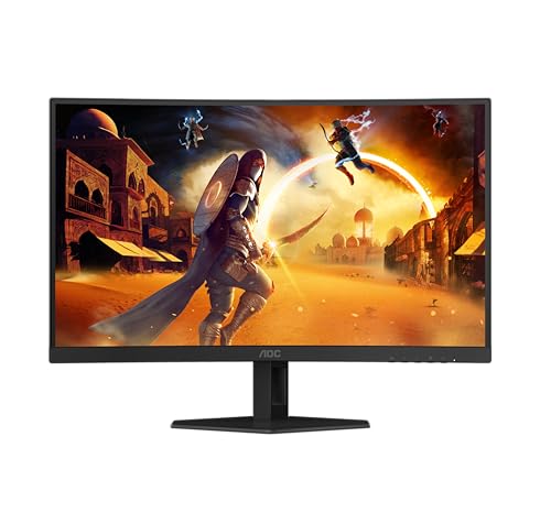 AOC Gaming C27G4ZXE - 27 Zoll FHD Curved Monitor, 280 Hz, 1ms, HDR10, FreeSync Premium (1920x1080, HDMI, DisplayPort) schwarz/grau