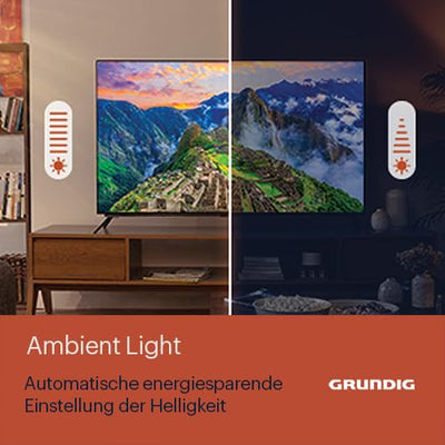 Téléviseur GRUNDIG 55 VOE 84 Q 55 pouces (139 cm) QLED, VPI 1800, Google TV, 4K UHD, Dolby Vision, HDR10+, amélioration de l'image animée, Chromecast intégré, Bluetooth, Smart TV, noir