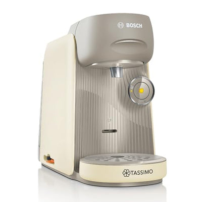 Bosch Tassimo finesse Kapselmaschine TAS167P, 70 Getränke, intensiverer Kaffee auf Kopfdruck, Abschaltautomatik, perfekt dosiert, platzsparend, 1400 W, crema