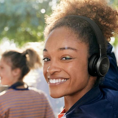 JBL Live 460NC kabelloser On-Ear Bluetooth-Kopfhörer in Rosa – Mit Noise-Cancelling und Sprachassistent – Für bis zu 50 Stunden Musikgenuss