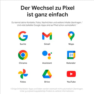 Google Pixel 8 – Android-Smartphone ohne SIM-Lock mit leistungsstarker Pixel-Kamera, 24 Stunden Akkulaufzeit und leistungsstarken Sicherheitsfunktionen – Hazel, 128GB