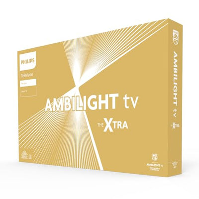 Philips Ambilight The Xtra 55PML9009 4K Quantum Dot MiniLED Smart TV - 55-Zoll Display mit P5 Perfect Picture Engine Ultra HD, Titan OS, Dolby Vision und Dolby Atmos Sound - Anthrazitgrau