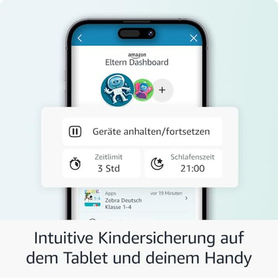 Das neue Amazon Fire HD 8 Kids Pro-Tablet, für Kinder von 6 bis 12 Jahren | 3 GB RAM, 8-Zoll-HD-Bildschirm, werbefreie Inhalte, Kindersicherung, 13 Stunden Akkulaufzeit, 32 GB, blaugrün (2024)