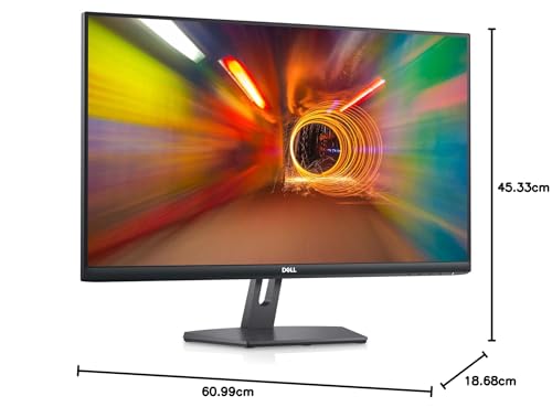 Dell S2721NX 27 Zoll Full HD (1920x1080) Monitor, 75Hz, IPS, 4ms, AMD FreeSync, Ultradünner Rahmen, 2x HDMI, 3 Jahre Garantie, Schwarz