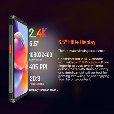 Blackview Outdoor Smartphone BV8900 PRO mit UWB-Suche, 10000mAh Akku, Helio P90 16GB+256GB, 64MP Triple Kamera, 6.5'' 2.4K FHD+, IP68 Android 13 Outdoor Handy Ohne Vertrag, NFC GPS OTG Schwarz