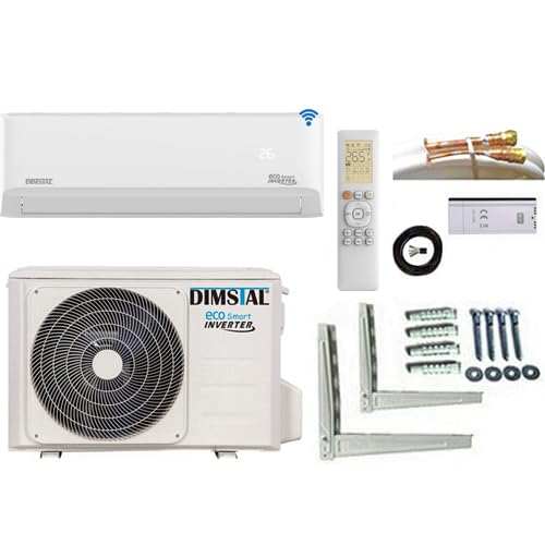 12000 BTU 3,6 kW QuickConnect ULTRA Split Klimaanlage + Heizung ECO Smart WiFi-Ready/Super Ioniser/Self-Clean/Follow Me komplett Set leise inkl. 4m QuickConnect Leitungen