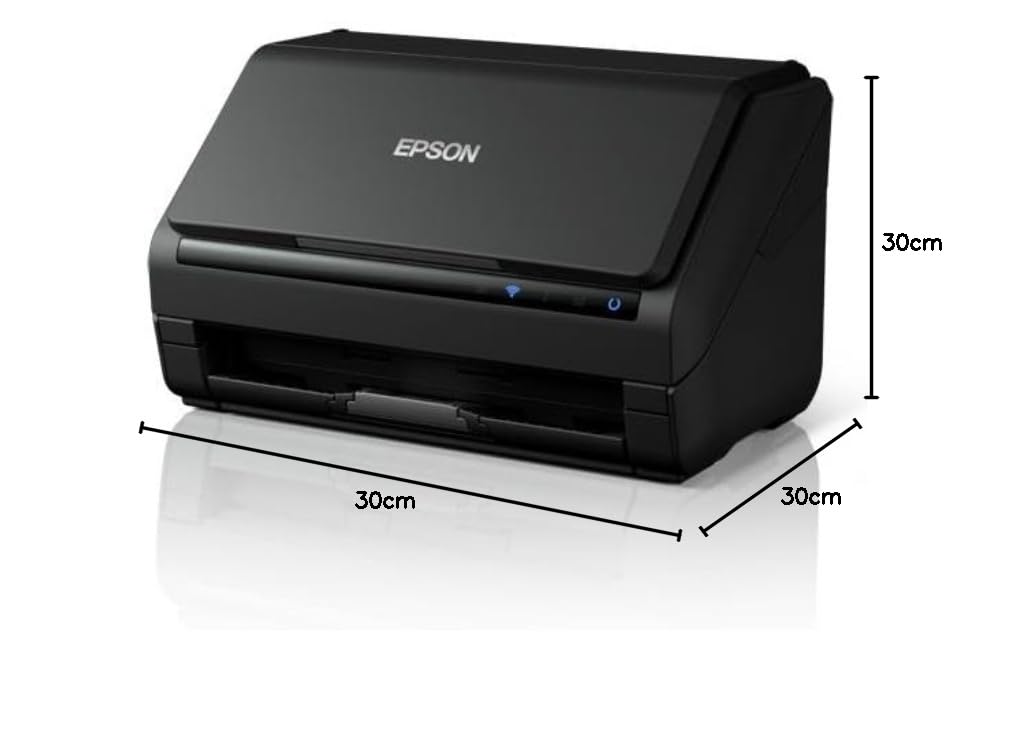 Epson WorkForce ES-500WII Scanner, Dokumentenscanner (scannt ohne PC, bis DIN A4, beidseitiger Scan in einem Durchgang, automatische Ausrichtung, Zuschnitt und Optimierung, WiFi)