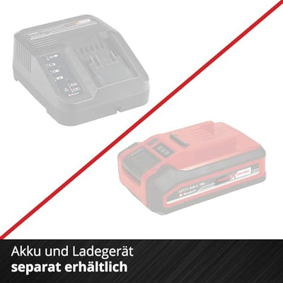 Einhell Akku-Aschesauger TE-AV 18/15 Li C-Solo Power X-Change (Li-Ion, 18V, 100 mbar Saugleistung, 15 l Auffangbehälter, Filterreinigungssystem, Lieferung ohne Akku & Ladegerät), Schwarz/Rot