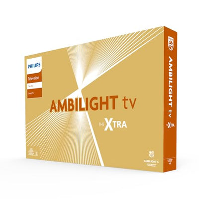 Philips Ambilight The Xtra 55PML9009 4K Quantum Dot MiniLED Smart TV - 55-Zoll Display mit P5 Perfect Picture Engine Ultra HD, Titan OS, Dolby Vision und Dolby Atmos Sound - Anthrazitgrau