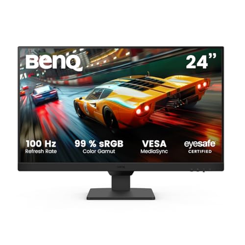 Moniteur BenQ GW2490E 24 pouces, Gaming 100 Hz, Full HD, IPS, Eye-Care, HDMI, DP